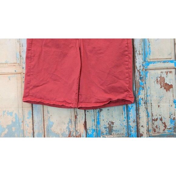 Seven7 Womens Size 12 Holly Berry Mid Rise Flat Front Sunset Bermuda Shorts - Picture 3 of 9